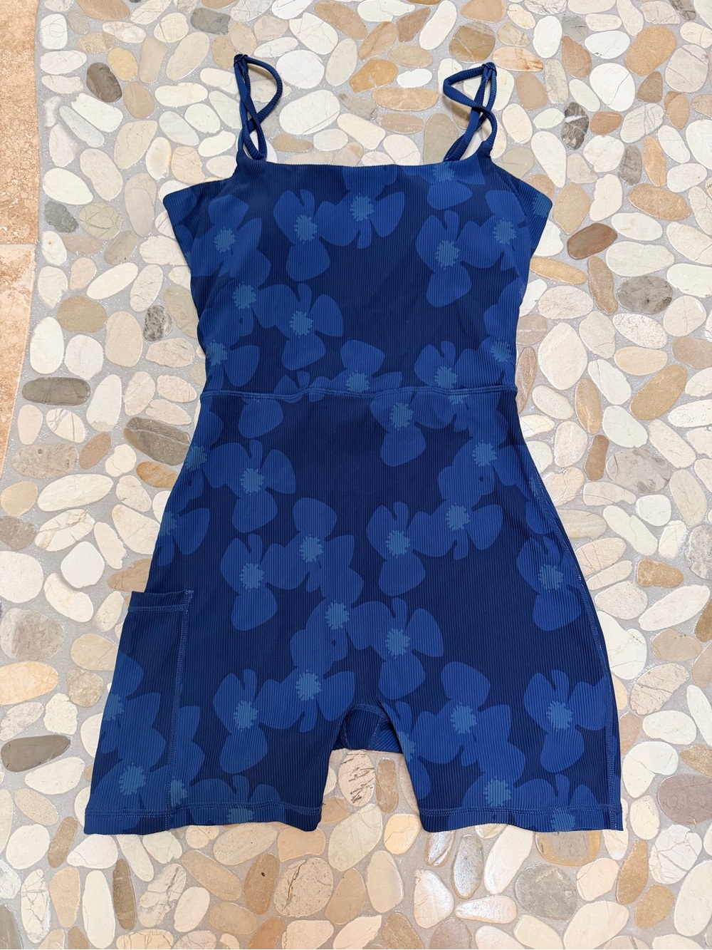 FE x TEAL Floral Jumpsuit - Blue Zinnia